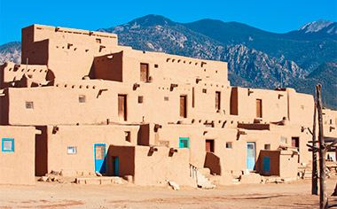 Ancient Taos Pueblo, New Mexico